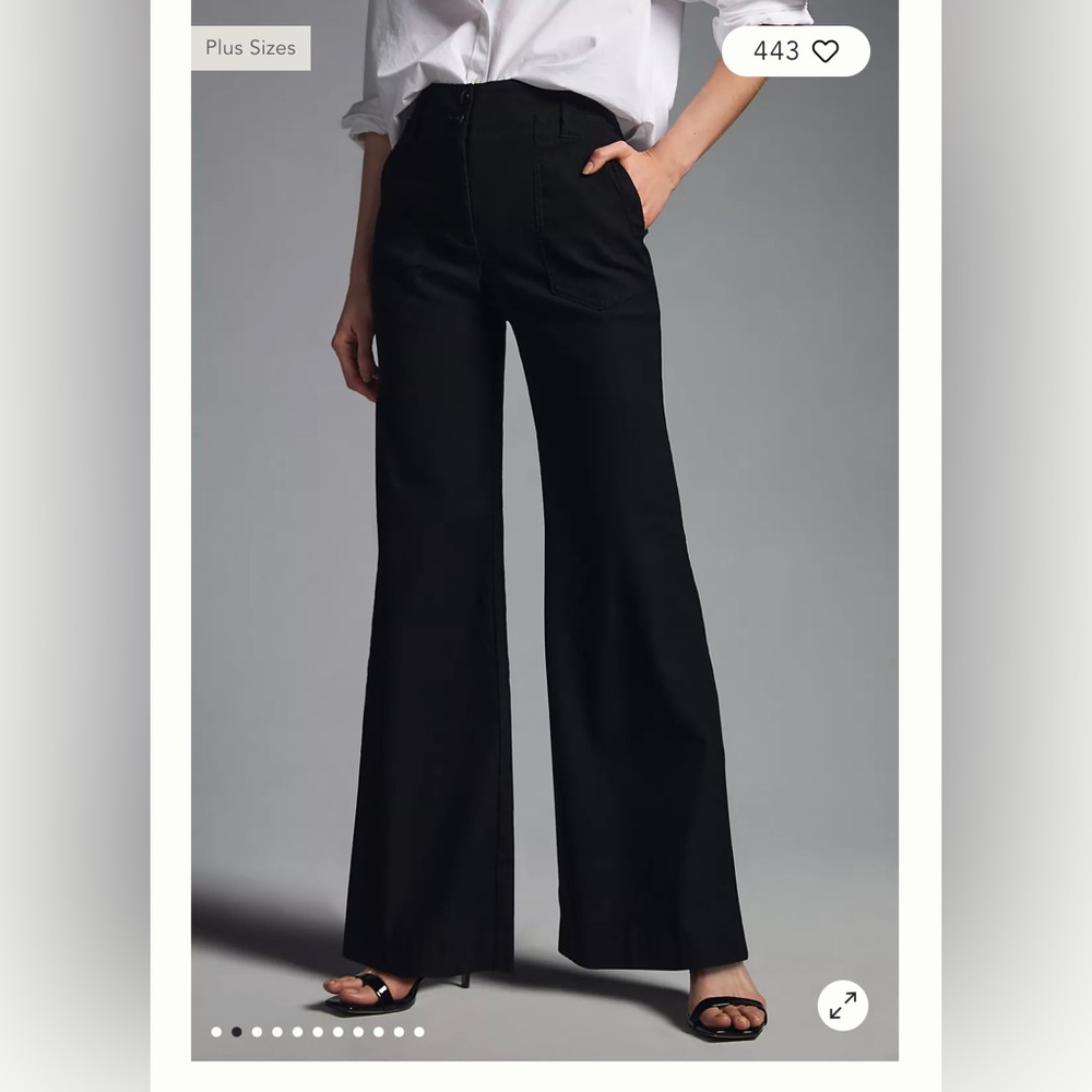 *Petite* The Naomi Wide-Leg Flare Pants by Maeve